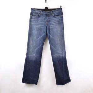 7 FAM Dark Fade Relaxed Fit A Pocket Jeans 34 x 34